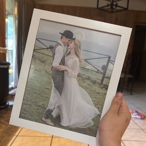 Elegant White Photo Frames 8x10